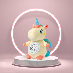 Baby Knuffeldier Unicorn - baby projector speelgoed 