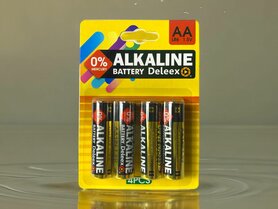 Batterijen Deleex Alkaline AA - LR6 1.5V - 4- stuks in pak