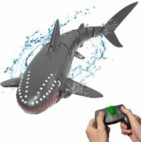 RC Shark - jouet requin télécommandé - télécommande 2,4 Ghz - 1:18