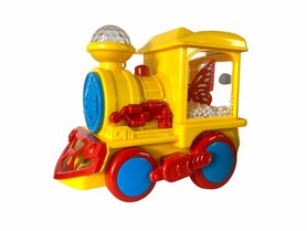 Speelgoed Train Series locomotief - trein met disco lichtjes, geluid en rijdt G