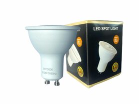 LED GU10 Spot - wit licht 5W 7500k 85-265v 50/60Hz Ø5cm
