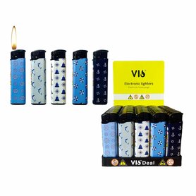 Klik Aanstekers - met summer print - navulbaar - 50 stuks