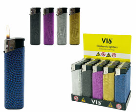 Elektrische Aansteker - 25 stuks in Tray (met Glitter Print) Bling Bling