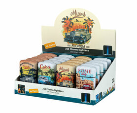 Turbo Aanstekers - 20 stuks - Beach cuba-miami-roma-florida - wind aansteker