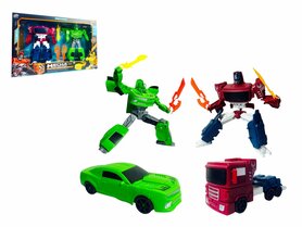 Transform Mecha Robots – 2in1 robot en auto - set van 2 stuks