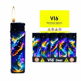 Elektrische Aansteker klik - tray 50 stuks - Navulbare & Verstelbare - Universum