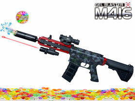 Gel Blaster - M16 - Luminous Silencer - LED Light - incl. gelballetjes - compleet set - oplaadbaar - 78CM