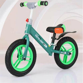 Kinderloopfiets 80 cm - Groen - rubber banden - Mengele Baby - vanaf 1 jaar