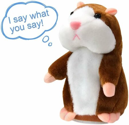 Pratende hamster - Talking Hamster - Pratende Interactieve Knuffel hamster