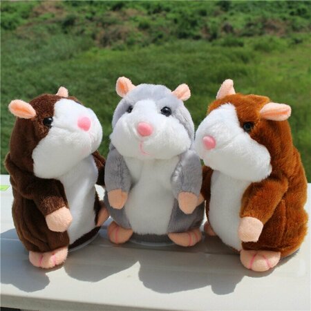 Pratende hamster - Talking Hamster - Pratende Interactieve Knuffel hamster