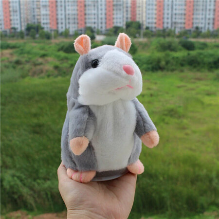 Pratende hamster - Talking Hamster - Pratende Interactieve Knuffel hamster