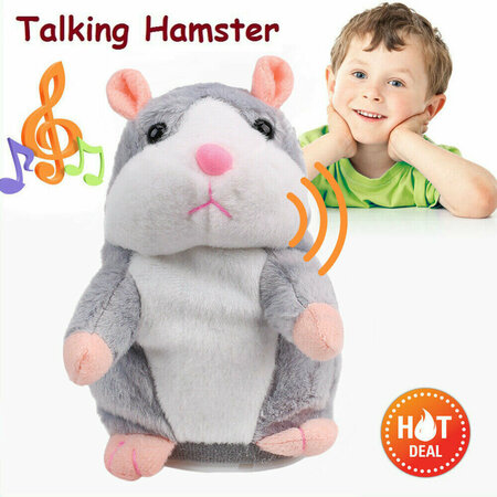 Pratende hamster - Talking Hamster - Pratende Interactieve Knuffel hamster