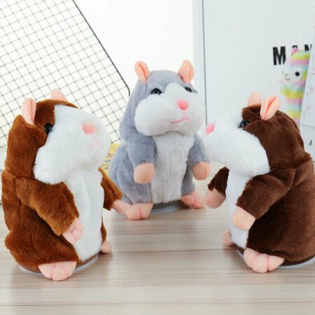 Pratende hamster - Talking Hamster - Pratende Interactieve Knuffel hamster