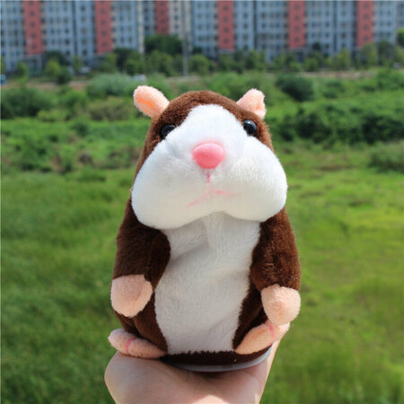 Pratende hamster - Talking Hamster - Pratende Interactieve Knuffel hamster