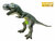 T-rex speelgoed dinosaurus - 56 cm - zacht rubber - met dino geluiden