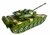 Leger Tank, Die-Cast metal Alloy Pantserwagen Tank is van hoge kwaliteit gemaakt. - pull-back drive - 16.5 CM