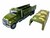 Leger VRACHTWAGEN, Die-Cast metal Alloy TRUCK is van hoge kwaliteit gemaakt. - pull-back drive - 16.5 CM