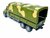 Leger VRACHTWAGEN, Die-Cast metal Alloy TRUCK is van hoge kwaliteit gemaakt. - pull-back drive - 16.5 CM