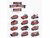 Speelgoed mini brandweer auto's set - 3 stuks - model auto's Die Cast - mini alloy voertuigen set