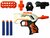 Blasters elite darts - Battle gun set - jolt met 3 dart strike pijlen - speelgoed pistool