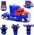 Robot Truck 2 in 1 robot en vrachtwagen transformer voertuig - led licht en geluid 24CM