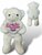 Knuffelbeer Groot - 75CM- zacht knuffel - met Love kussentje - Teddy beer