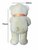 Teddybeer - i Love you - 75CM - zachte knuffelbeer met roos - teddybeer