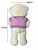 Knuffelbeer Teddybeer - 75CM - zacht knuffel beertje - met t-shirt