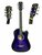 38" Gitarre dunkelblau