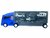 Coffret camion de police - transporteur - ensemble 6 pièces - valise camion - 36,4 cm