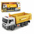 Dump Truck - camion avec plateforme de chargement - avec son et lumière - dumper 24,5CM