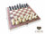 Schaakbord met Schaakstukken Magnetisch - Chess King - 34x34 cm - Schaakspel - Hout - Opklapbaar