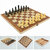 Schaakspel - damspel - backgammon Magnetisch speelbord - set 3in1 - opvouwbaar - 29CM