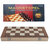 Schaakspel - damspel - backgammon Magnetisch speelbord - set 3in1 - opvouwbaar - 34X34CM