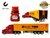 LKW mit Containerzugmaschine mit Anhänger 40FT Container Master – Diecast Master