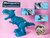 Robot Tyrannosaurus Rex - kan bewegen en lopen - legt eieren - licht en dino geluiden 30CM B