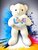 Knuffelbeer Groot - 75CM- zacht knuffel - met Love kussentje - Teddy beer