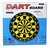 DARTBORD - INCL. 6 DARTS - Ø 36.5 CM