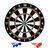 DARTBORD - INCL. 6 DARTS - Ø 36.5 CM  D