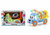 DogTruck Bump&Go - betonmixer vrachtwagen hondje - beweegt, geluid en muziek Blauwe