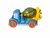 DogTruck Bump&Go - betonmixer vrachtwagen hondje - beweegt, geluid en muziek Blauwe