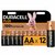 Duracell Alkaline AA 1.5v batterijen - 12 stuks