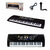Keyboard met LCD scherm  - 49 toetsen & microfoon - op stroom en op batterij - 58CM