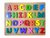 Inlegpuzzel speelgoed Houten alfabet - letters ABC puzzel bord 29.8x23.8cm