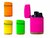 Briquet turbo 20 pièces en présentoir - 4 ass. Jet Flamme Unilite.