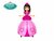 Dansende Prinses Engel-pop met 3D LED-verlichting, muziek en 360° draaibaar - Bump and Go