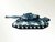 Warrior military speelgoed Tank - Licht en geluid - Frictie motor - Grijs