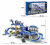 Politiebureau garage - 82-delig set 86.5CM Police Garage DIY Set - XXL