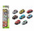 Race Sport cars - 6 verschillende mini auto's met pull back drive