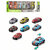 Race Sport cars - 6 verschillende mini auto's met pull back drive